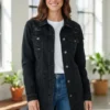 black-longline-denim-jacket