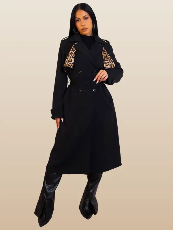 The Vixen Leopard-Lined Ladies Coat