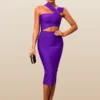 Sleeveless Curve Embrace Bandage Midi Dress