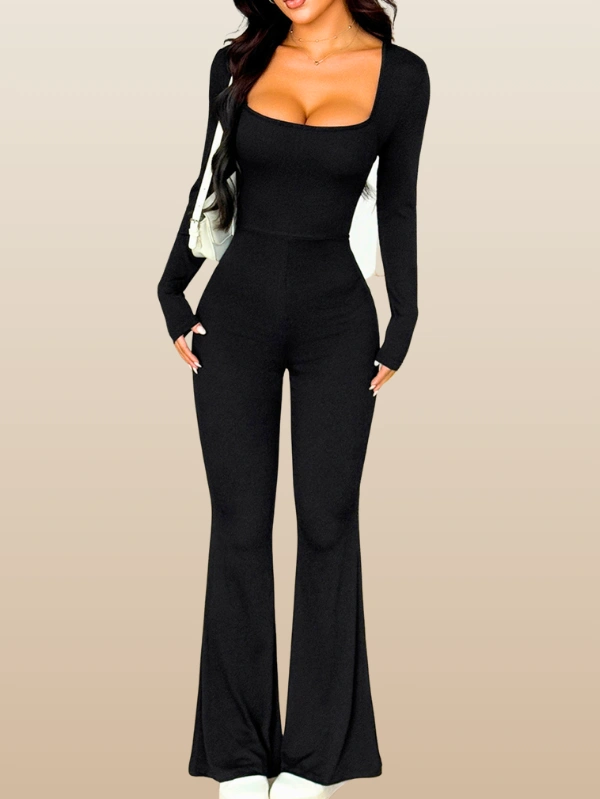 square-neck-long-sleeve-fitted-jumpsuit