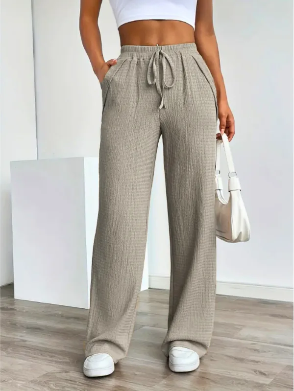 high waisted wide leg pants women