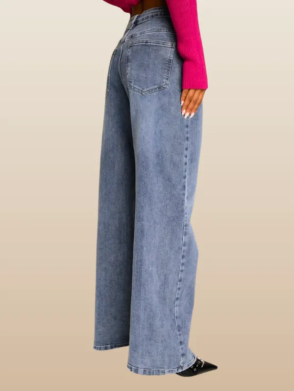 Bliss-Wide-Leg-Denim-Jeans-Blue