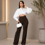 Cocoa Curve Tailored Pants