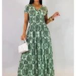 Emerald Whisper Midi Dress