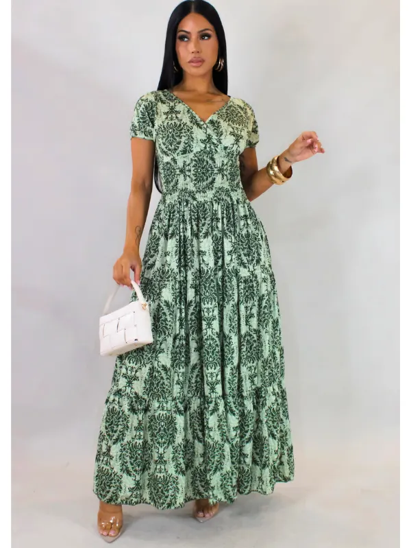 Cross My Mind Midi Dress