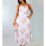 Blush Garden Midi Dress