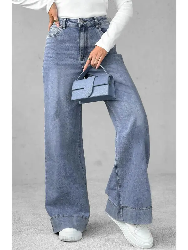 Shelby Wide Leg Denim Jeans