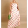 Grace Midi Dress - Pink