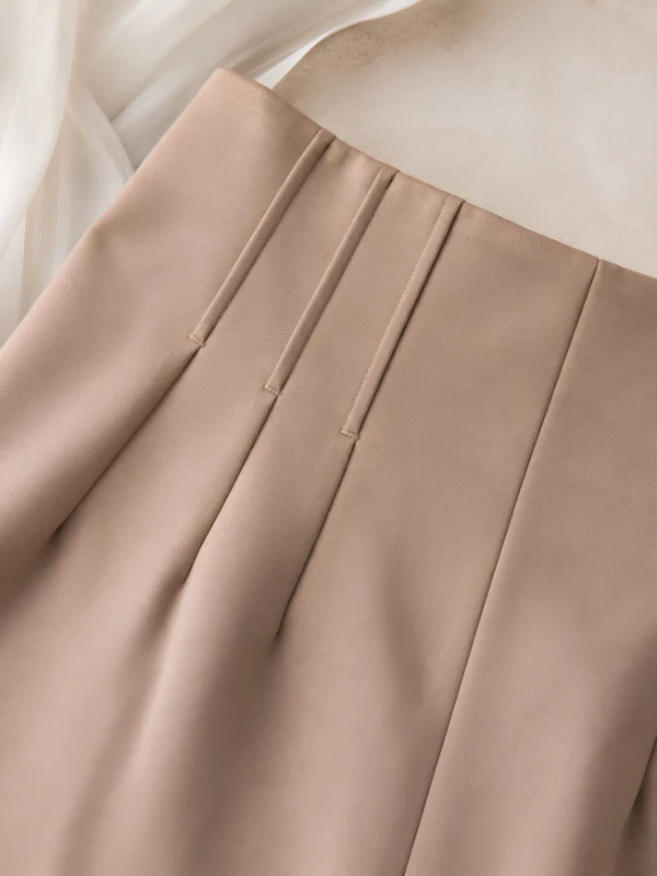 Mocha Luxe Trousers Focus View