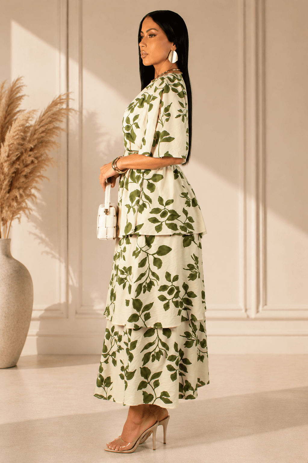 Evergreen Bloom Dress - Image 3