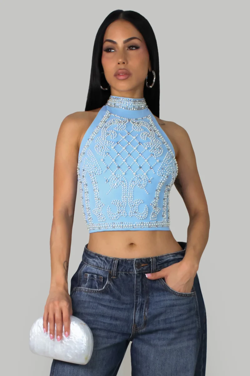 Skyline Gleam Halter Top