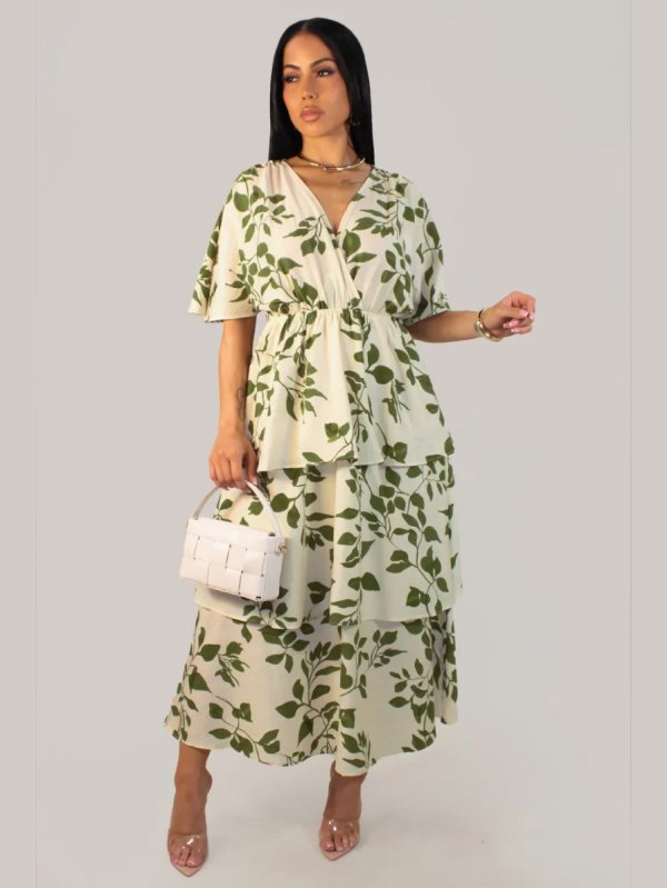 Evergreen Bloom Dress