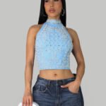 Skyline Gleam Halter Top